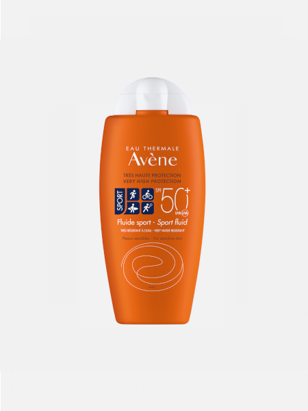 Avène Sun FLUIDO SPORT SPF50+ 100ml sem efeito branco
