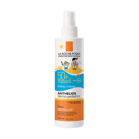 LA ROCHE-POSAY ANTHELIOS DERMO-PEDIATRICS SPRAY SPF50+ 200ml SPRAY INVISÍVEL ULTRA PROTEÇÃO ULTRA RESISTENTE SEM PERFUME