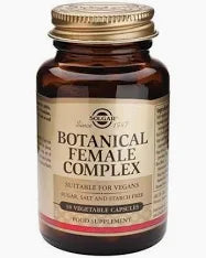 SOLGAR BOTANICAL FEMALE COMPLEX 30 VEG MENOP 33984512863