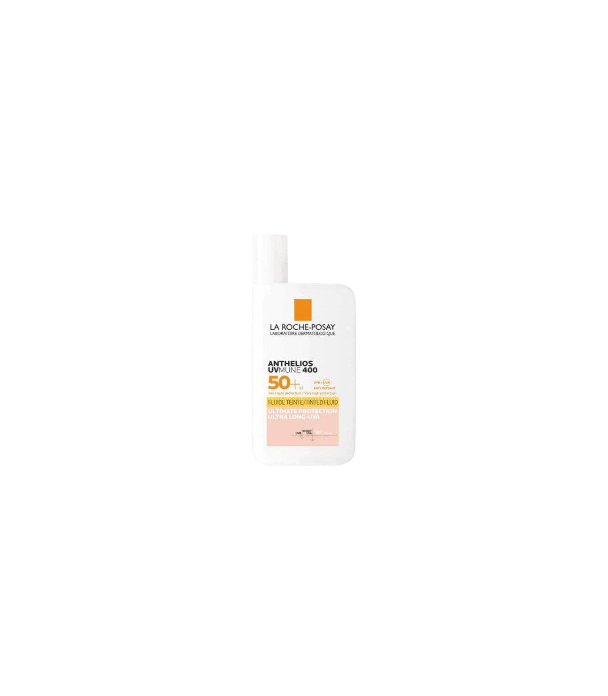 LA ROCHE-POSAY ANTHELIOS INVISIBLE FLUIDO SPF50+ 50ml TUBO ULTRA PROTECÇÃO ULTRA TOLERÂNCIA SEM PERFUME