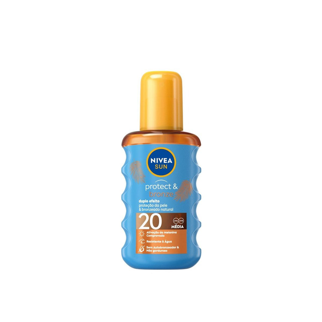 Nivea Sun protect & bronze SPF 20 Spray Óleo 200ml